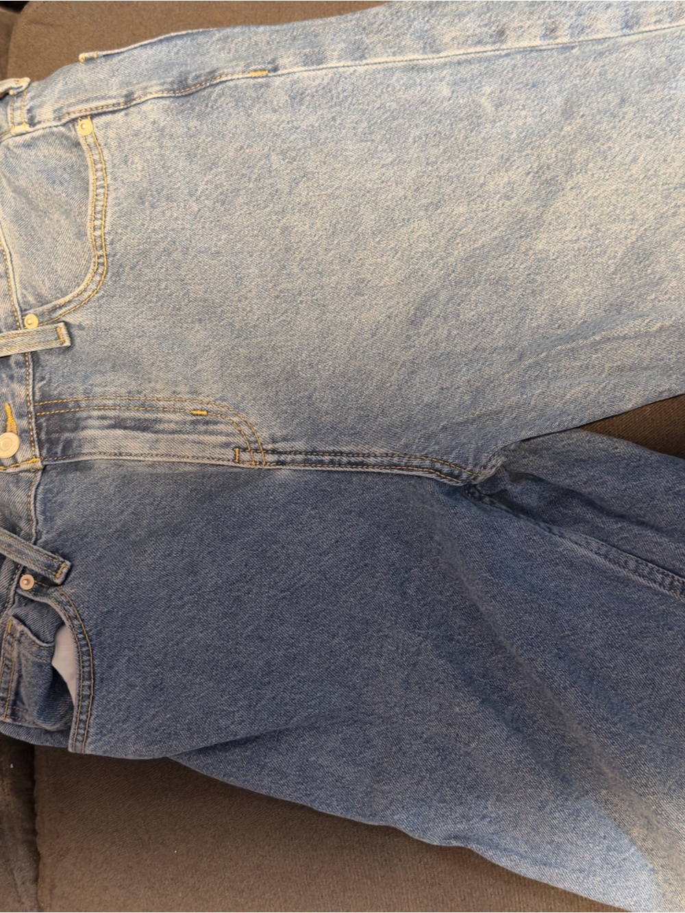 Classic Kids Two-Tone Blue Denim Jeans